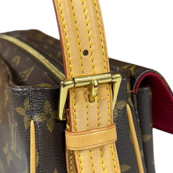 LOUIS VUITTON Brown Monogram Canvas Shoulder Bag - Picture 14 of 15